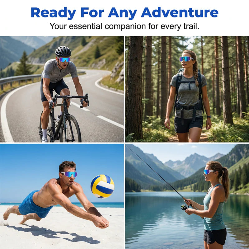 🚴Inteligentné fotochromatické športové okuliare｜Jeden pár je všetko, čo potrebujete na outdoorové aktivity☀️🕶️