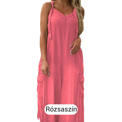 👗Dámske voľné nohavice s širokými nohavicami a vreckami