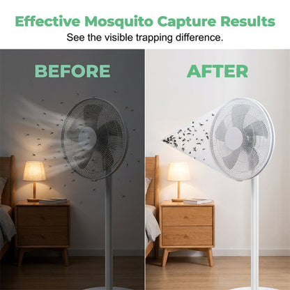 🦟Moskytiéra s fyzickým ventilátorom｜Bez chemikálií, bez zápachu, bezpečná a účinná ochrana pred komármi pre bábätká a tehotné ženy v ich spálňach✨