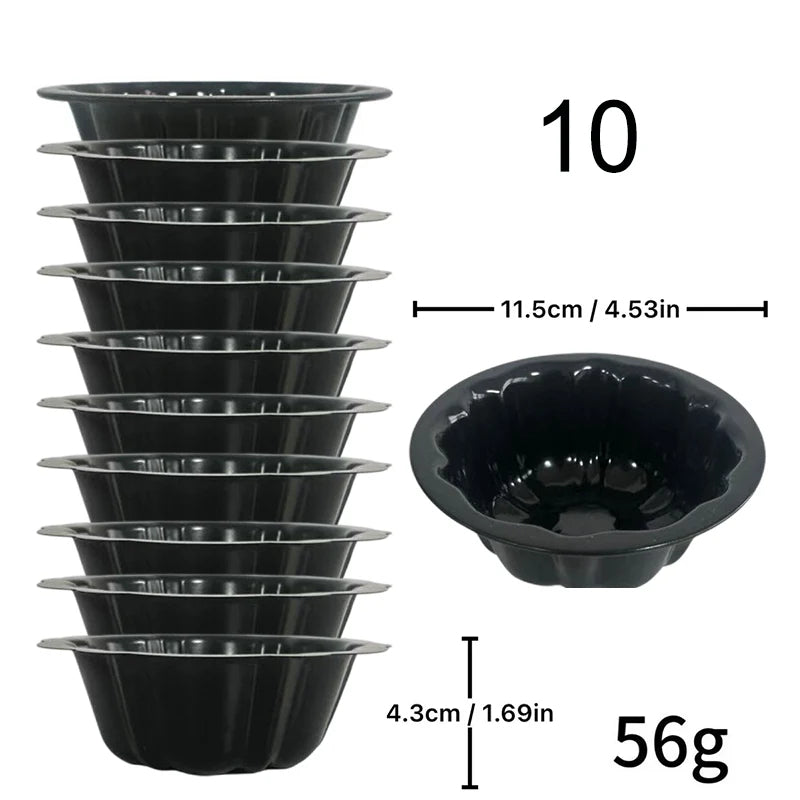 Forma na tortu z uhlíkovej ocele v tvare mini tekvice