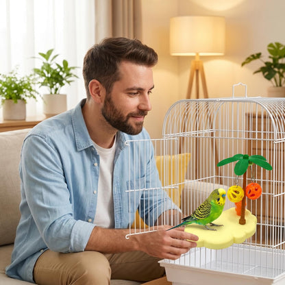 ☁️Stojan na papagáje Cloud Parrot｜PLA netoxická protišmyková platforma na ostrenie a odkladanie vtákov, odolná voči škrabancom🦜