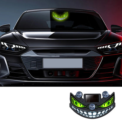 Časovno omejen 50 % popust 🌃 Opozorilna lučka Demon Eye na sončno energijo, občutljiva na vibracije, brezžična ambientalna lučka za avtomobile 👿