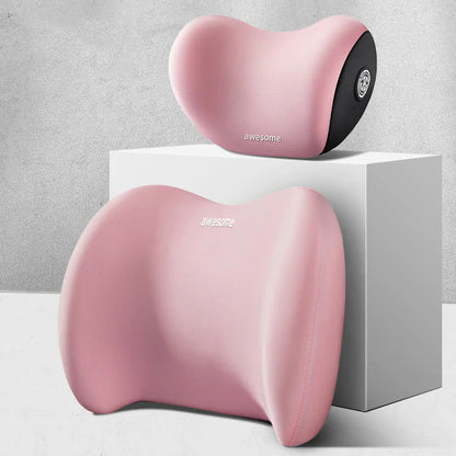 🚗💆Ergonomická opora krku a bedrovej chrbtice z pamäťovej peny | Zmierňuje bolesť z dlhého sedenia alebo jazdy, skvelý dvojúčelový produkt na použitie v aute aj v kancelárii | Špeciálna ponuka s maximálnou hodnotou!