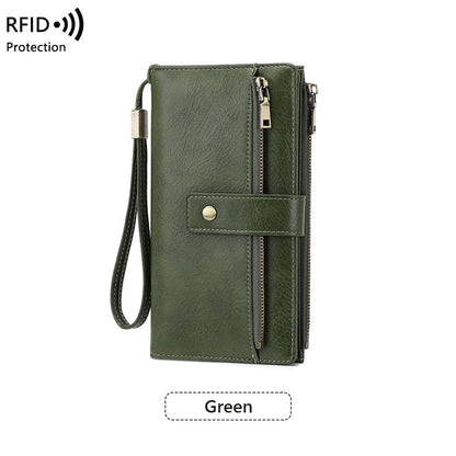 Dámska kožená peňaženka s RFID ochranou
