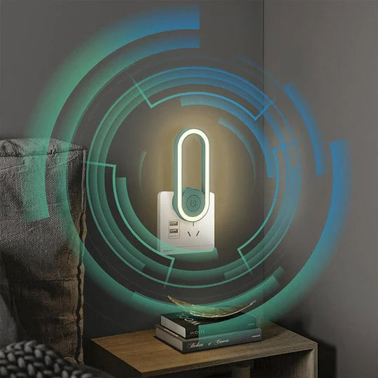 Inteligentné LED svietidlo proti komárom