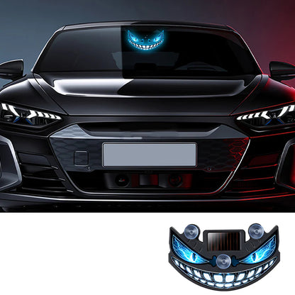 Časovno omejen 50 % popust 🌃 Opozorilna lučka Demon Eye na sončno energijo, občutljiva na vibracije, brezžična ambientalna lučka za avtomobile 👿