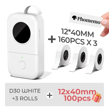 Tepelná tlačiareň štítkov Phomemo D30