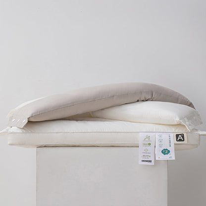 Časovo obmedzená zľava 🛌 Ergonomický vankúš na podporu krku s dvojitou mäkkou a pevnou zónou, vyrobený z čistej bavlny, antibakteriálny, odnímateľný a prateľný vankúš na podporu krku 💤🌙