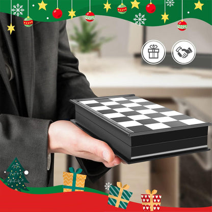 🧲Časno omejen 50 % popust♟️ Zložljiva magnetna šahovnica, prenosna šahovnica za zunanjo uporabo, preprečuje padec.