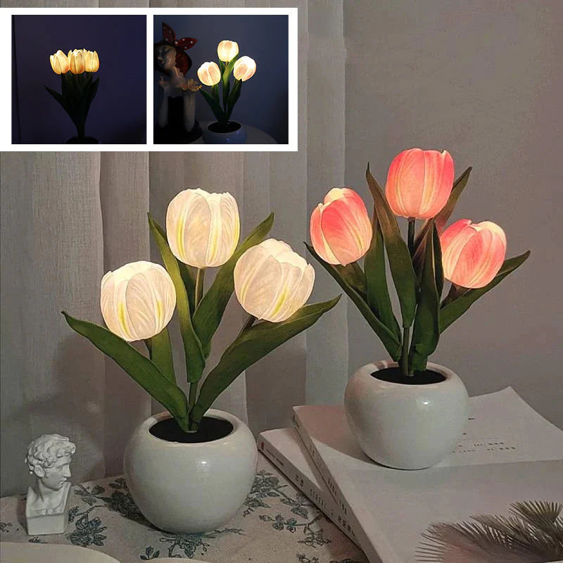 LED nočné svetlo Tulip
