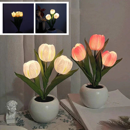 LED nočné svetlo Tulip