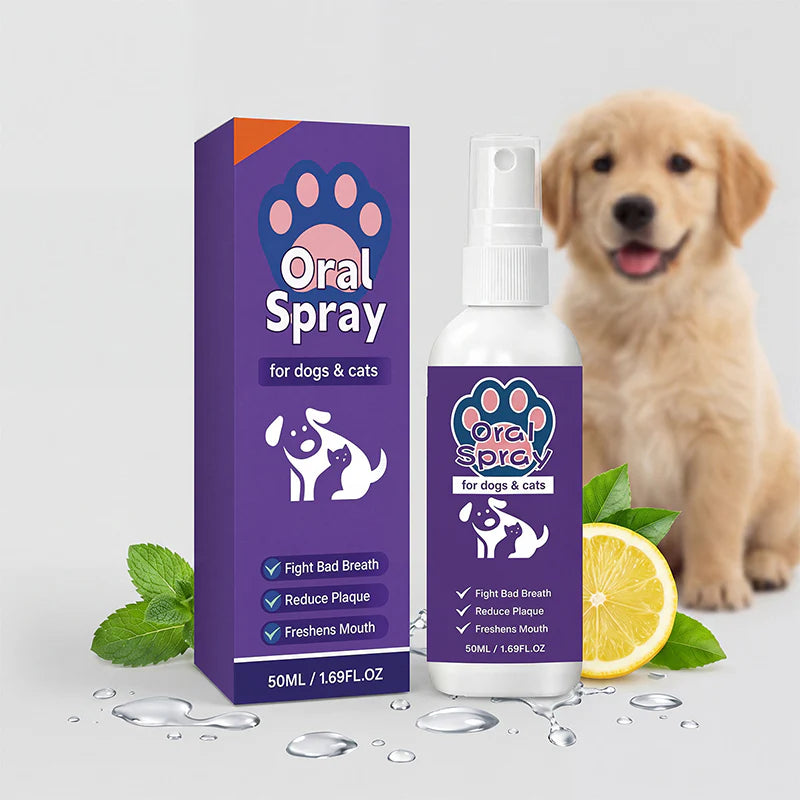 ✨Refreshing breath spray for cats and dogs｜Eliminates odors and promotes oral hygiene🐶🐱