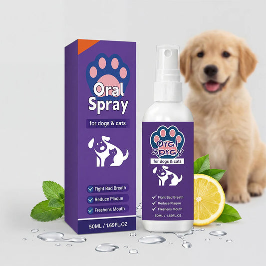 ✨Refreshing breath spray for cats and dogs｜Eliminates odors and promotes oral hygiene🐶🐱