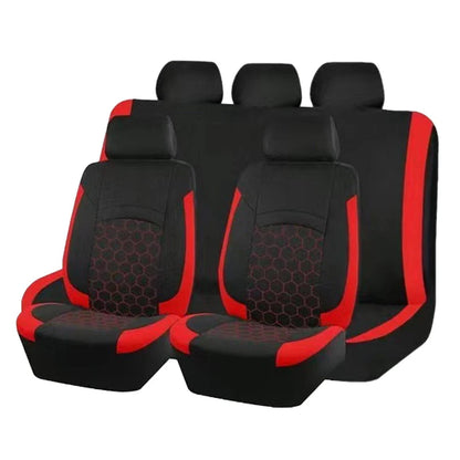 🚗9-dielna univerzálna sada poťahov na autosedačky pre 5 sedadiel, vodeodolná, odolná voči škvrnám, elastická, ochrana celého sedadla🧼