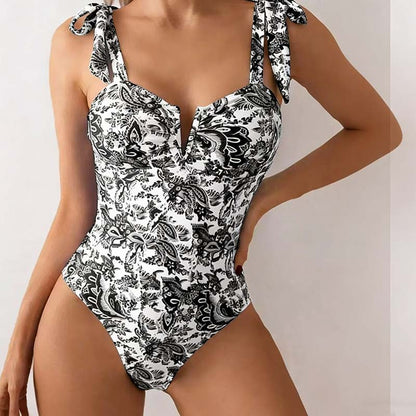 👙 Dámske jednodielne plavky s potlačou – trendy, tvarujúce a pohodlné 🌺🌊