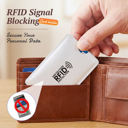 🛡Ochranný kryt karty proti krádeži RFID｜Zabraňuje neoprávnenému odomykaniu karty a chráni súkromie vašej platobnej karty✨