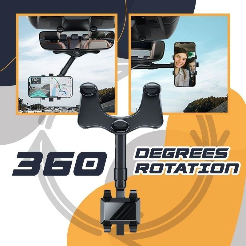 📢 Zľava 50%!! 🚗 Otočný a teleskopický držiak na telefón do auta – 🔄 Nastaviteľný držiak, 360° otáčanie, stabilný úchop, bezpečná jazda