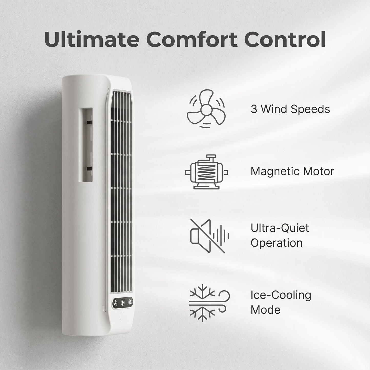 Časovo obmedzená ponuka 🍳 3-v-1 bezlopatkový cirkulačný ventilátor | Chladivý účinok, určený pre kuchyňu 💨🏠