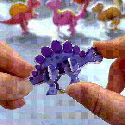 🎠Zabava za najmlajše! Naredi sam 3D risana sestavljanka | ROKR