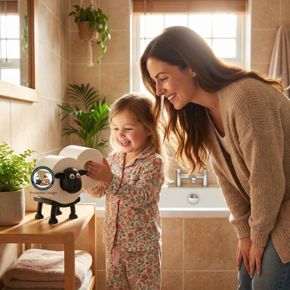 🚽Držiak na ovčie vreckovky vytlačený 3D tlačou - riešenie na uskladnenie na podlahe bez vŕtania♻️