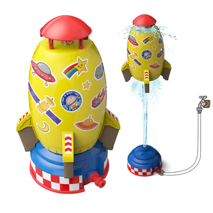 Časovo obmedzená zľava 🚀 Vodná hračka s raketovým otáčaním｜Vodná hračka v letnej záhrade, nevyhnutná pre rodičov aj deti💦🌞