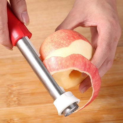 🍎Časovo obmedzená zľava 50 %🔪 2 v 1 škrabka a odstraňovač jabĺk, nástroj na rýchle spracovanie jabĺk a hrušiek z nehrdzavejúcej ocele