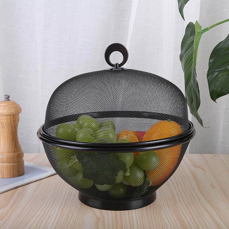 🧺 ČASOVO OBMEDZENÁ AKCIA 🍇 Uzavretý košík na ovocie s vekom – priedušná sieťovina, odkvapkávacia funkcia ✨