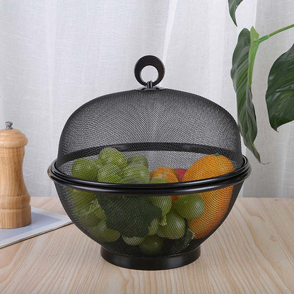 🧺 ČASOVO OBMEDZENÁ AKCIA 🍇 Uzavretý košík na ovocie s vekom – priedušná sieťovina, odkvapkávacia funkcia ✨
