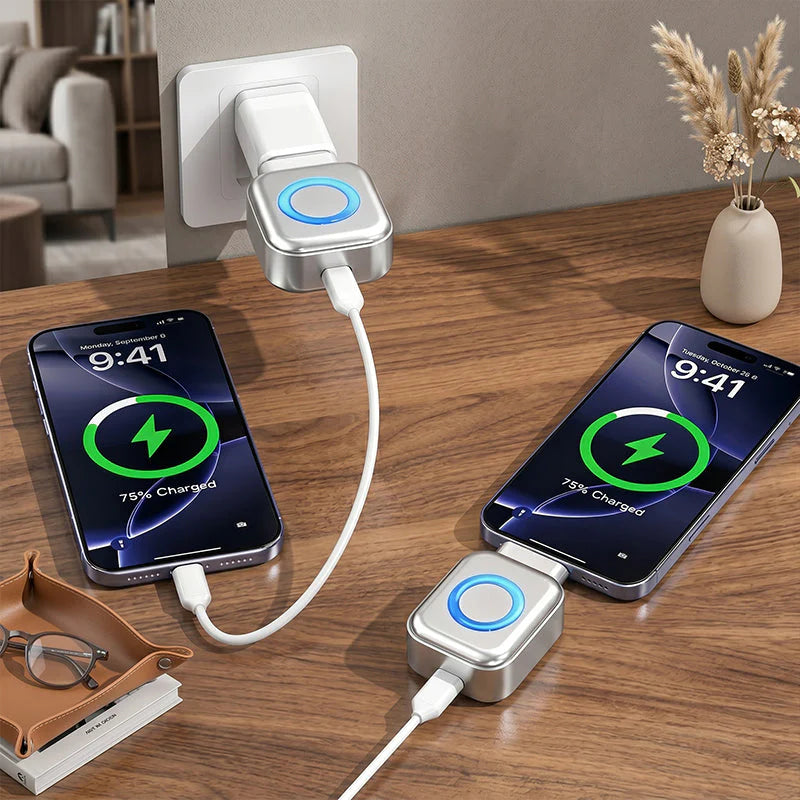 ⚡🛡️140W Smart Auto Cut-off Fast Charger | AI Full-Charge Auto Power Off, Universal Type-C Plug & Play, Save €34