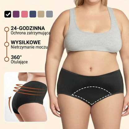 【Tri položky】👙2026 Vysoko kvalitná hygienická bielizeň s vysokým pásom, ktorá účinne zabraňuje bočnému úniku