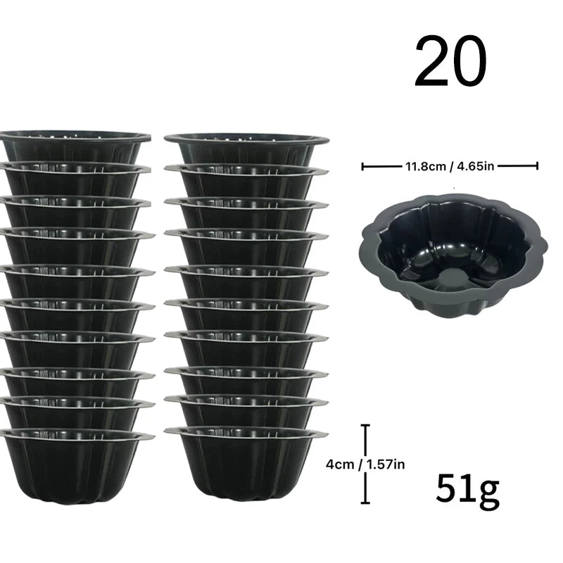 Forma na tortu z uhlíkovej ocele v tvare mini tekvice