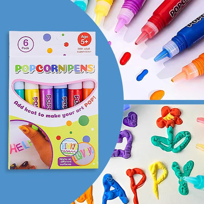 Čarobni flomasterji Puffy 3D – komplet 6 kosov | PUFFPENS