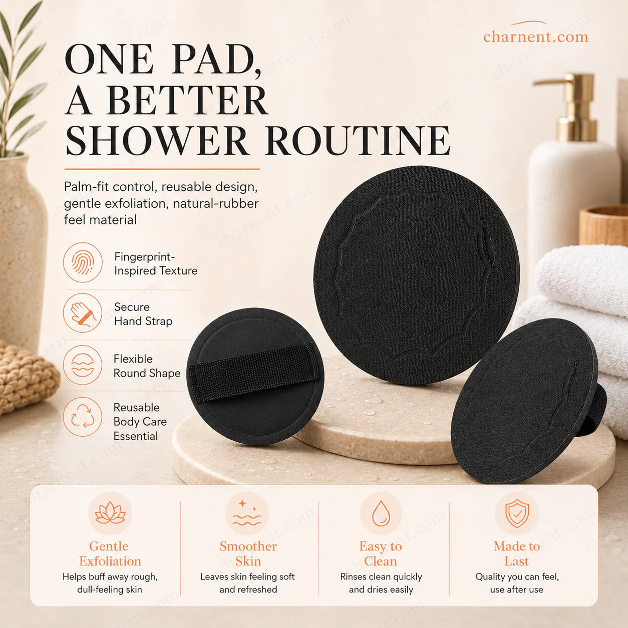 🌸🧖‍♀️ 50 % zľava! Kúpeľové špongie – jemne odstraňujú odumreté bunky, čistia póry a dodávajú pokožke žiarivý vzhľad ✨🛀