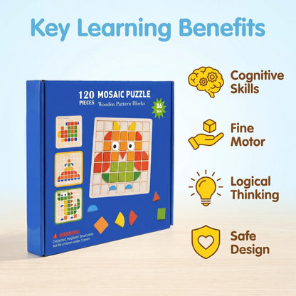 🧩 Rozvíjajte kognitívne schopnosti – Farebné drevené puzzle so zvieracími motívmi – Platba pri prevzatí 🦁️✨