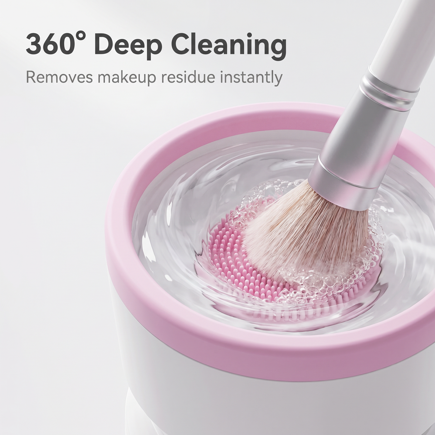 🧴Časovo obmedzená zľava💄Elektrický čistič štetcov na make-up, plne automatická kombinácia na hĺbkové čistenie a čistenie štetcom