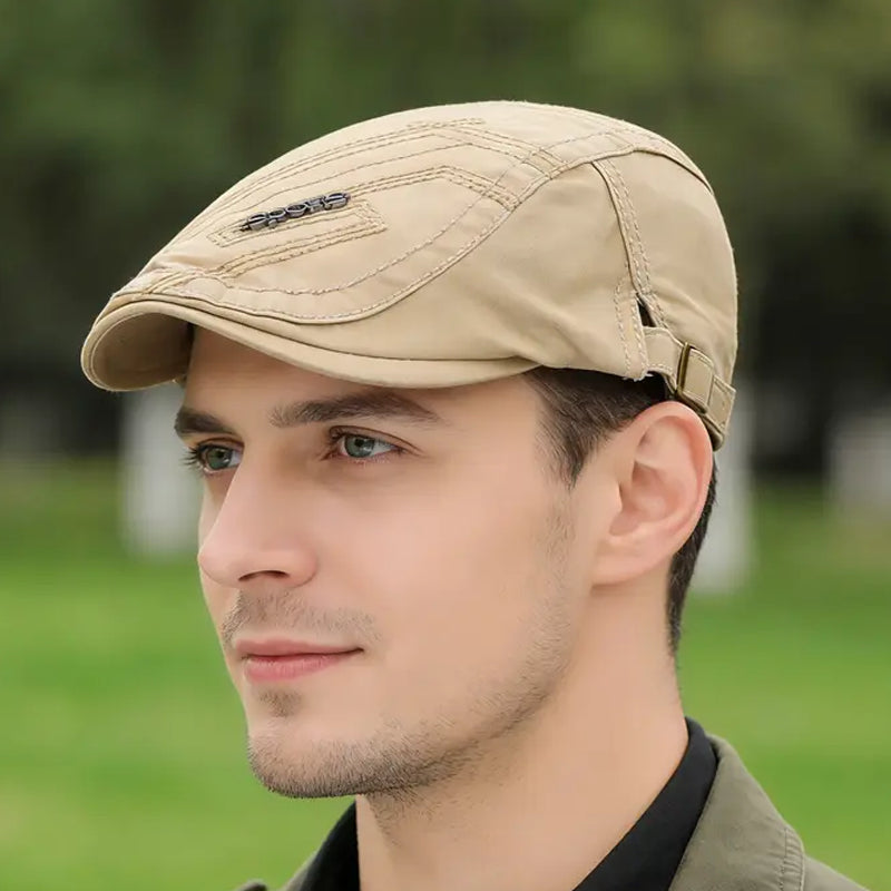 Na každé ročné obdobie, priedušná, klasická plochá čiapka