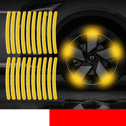 Reflexné nálepky na disky kolies