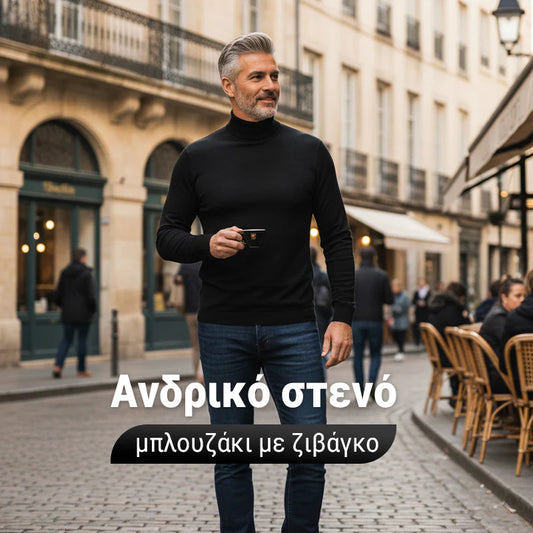 👕Tričko s vysokým golierom a dlhými rukávmi