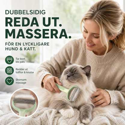 Dvostranska krtača za dlako hišnih ljubljenčkov | PET
