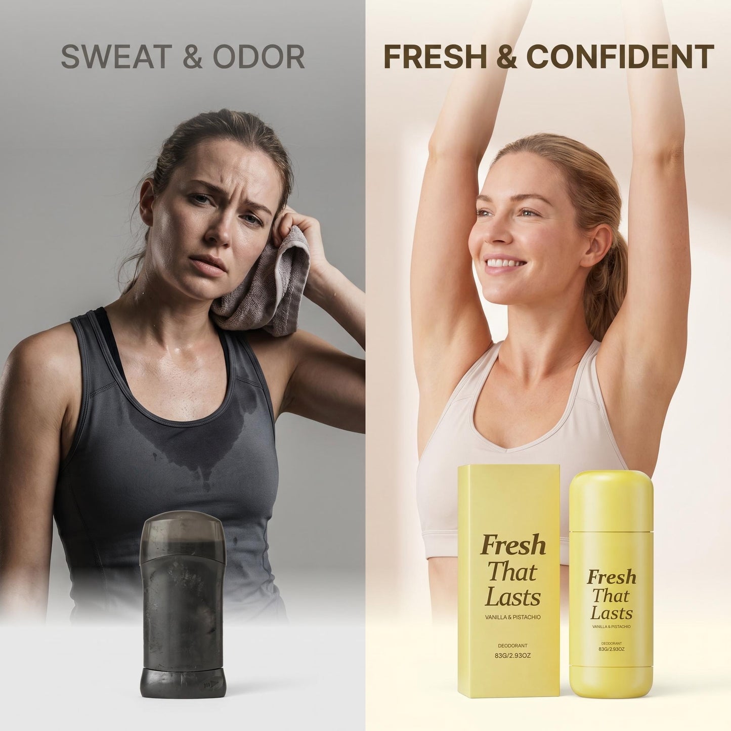 🧴Časovo obmedzená zľava 50%💦Dlhotrvajúci antiperspirant a dezodoračný telový krém, rýchloschnúci, nezanecháva biele stopy, osviežujúci krém do podpazušia