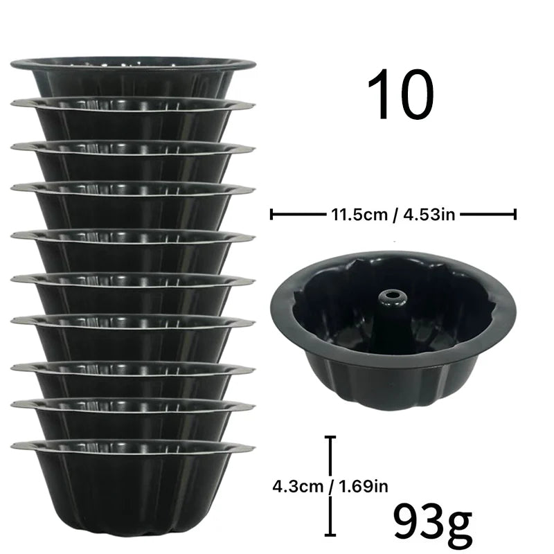 Forma na tortu z uhlíkovej ocele v tvare mini tekvice