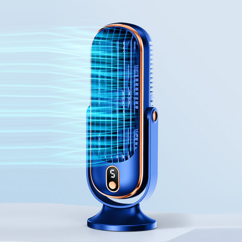 ❄️Stolový ventilátor｜5-úrovňové dotykové ovládanie, tichá prevádzka, dlhá výdrž batérie, ventilátor na pracovnú stanicu/nočník💨