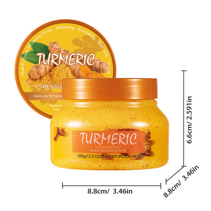 Časovo obmedzená ponuka 🧴 Kurkumový cukrový telový peeling | Jemne exfoliuje a rozjasňuje pokožku 🧖‍♀️