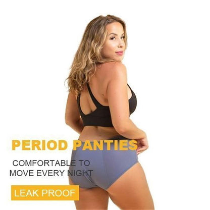 Časovno omejen 50 % popust💧 Troslojne menstrualne hlačke z visokim pasom, ki zadržujejo vlago, neprepustno spodnje perilo za močan tok, menstruacijo in po porodu🩸