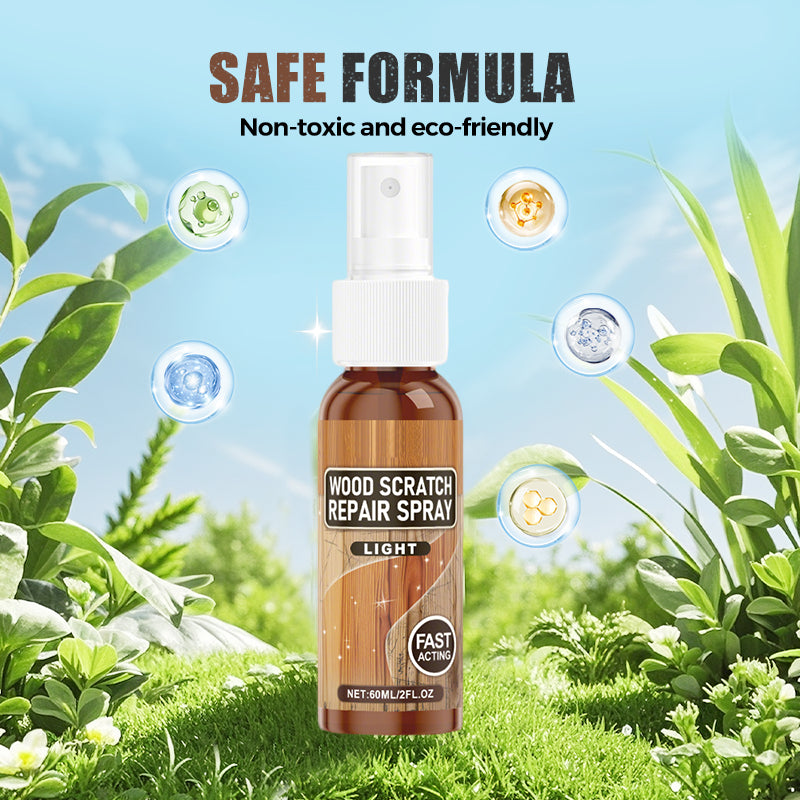 🔥Časovo obmedzená ponuka!🪵 Sprej na opravu dreva: Znižuje škrabance na nábytku, vytvára vodeodolný povrch a chráni ho – dva benefity v jednom