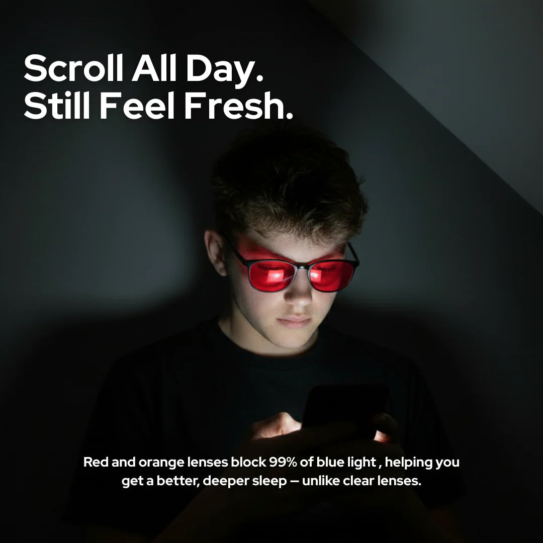 👓Okuliare s červeným rámom odolné voči žiareniu