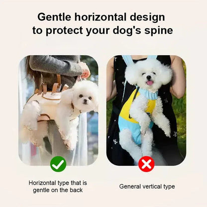 🐕🎒 Prepravka pre domáce zvieratá 2 v 1 – Priedušná, bezpečná, pohodlná