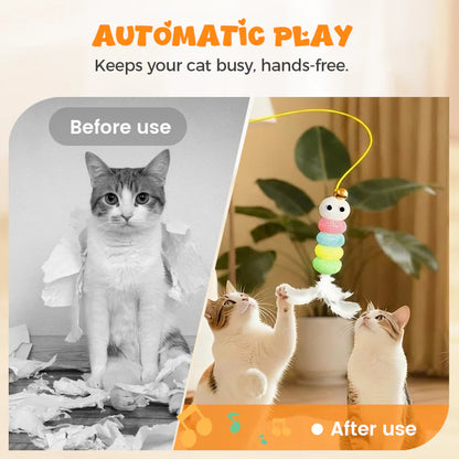 🔥Časovo obmedzená ponuka! Nabíjateľná hračka pre mačky s USB – úsporná, ľahko skladovateľná, nevyhnutnosť pre majiteľov mačiek 🐱
