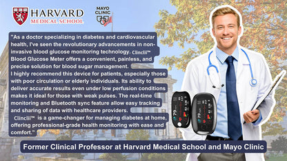 【🔥Kúp 1 získaj 1 zadarmo🔥】Clinclii™ GlucoSense laserové zariadenie na monitorovanie hladiny glukózy v krvi