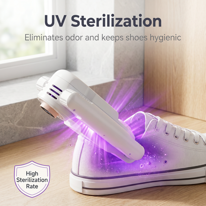 🌬Skladací sušič topánok 4 v 1 | Prenosný sušič topánok s konštantnou teplotou 360°, horúcim vzduchom, UV sterilizáciou a časovačom👟✨